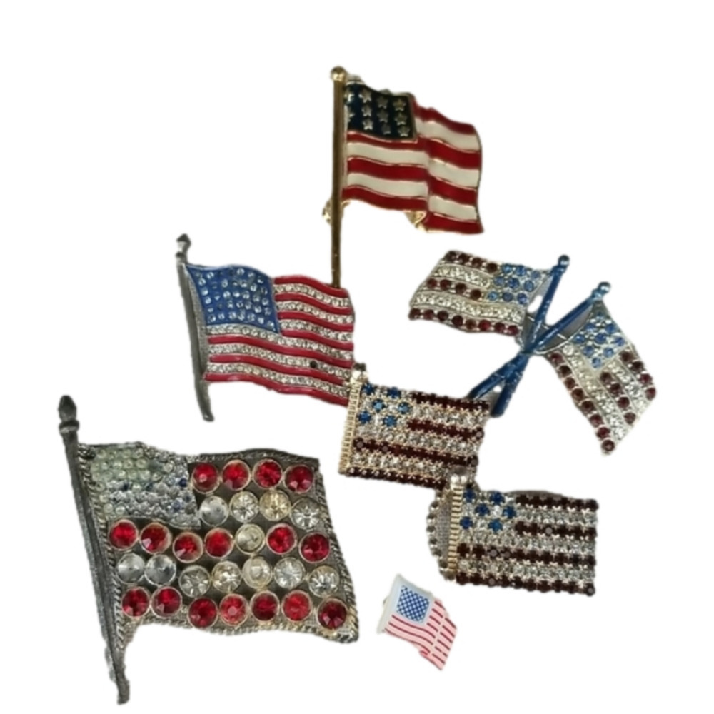 Vtg American Flag Collection